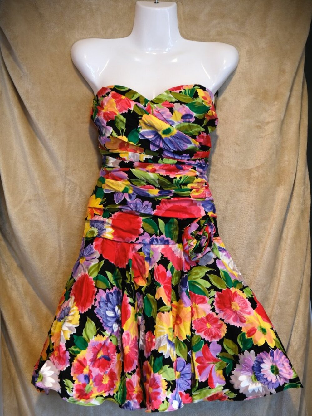 Vintage Positively Ellyn Formal Dress | Union Made | Sweetheart Tulle Party Dres